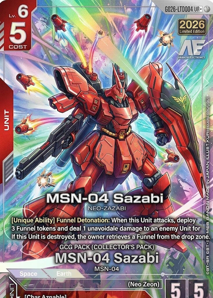 Gundam Card Game 2026 Limited Edition Collector’s Set