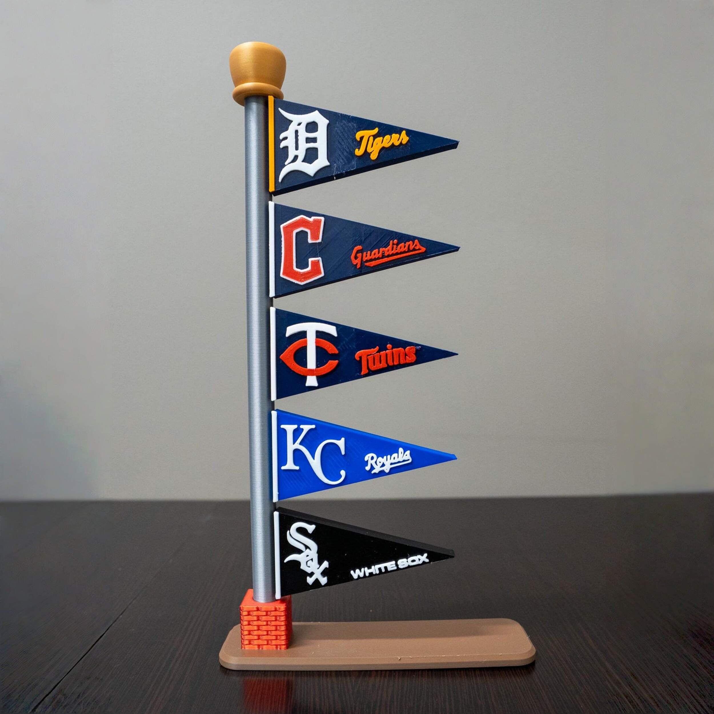 Handcrafted MLB Pennant Tower