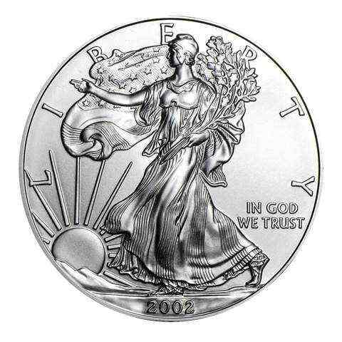 2002 $1 American Silver Eagle MS69 PCGS