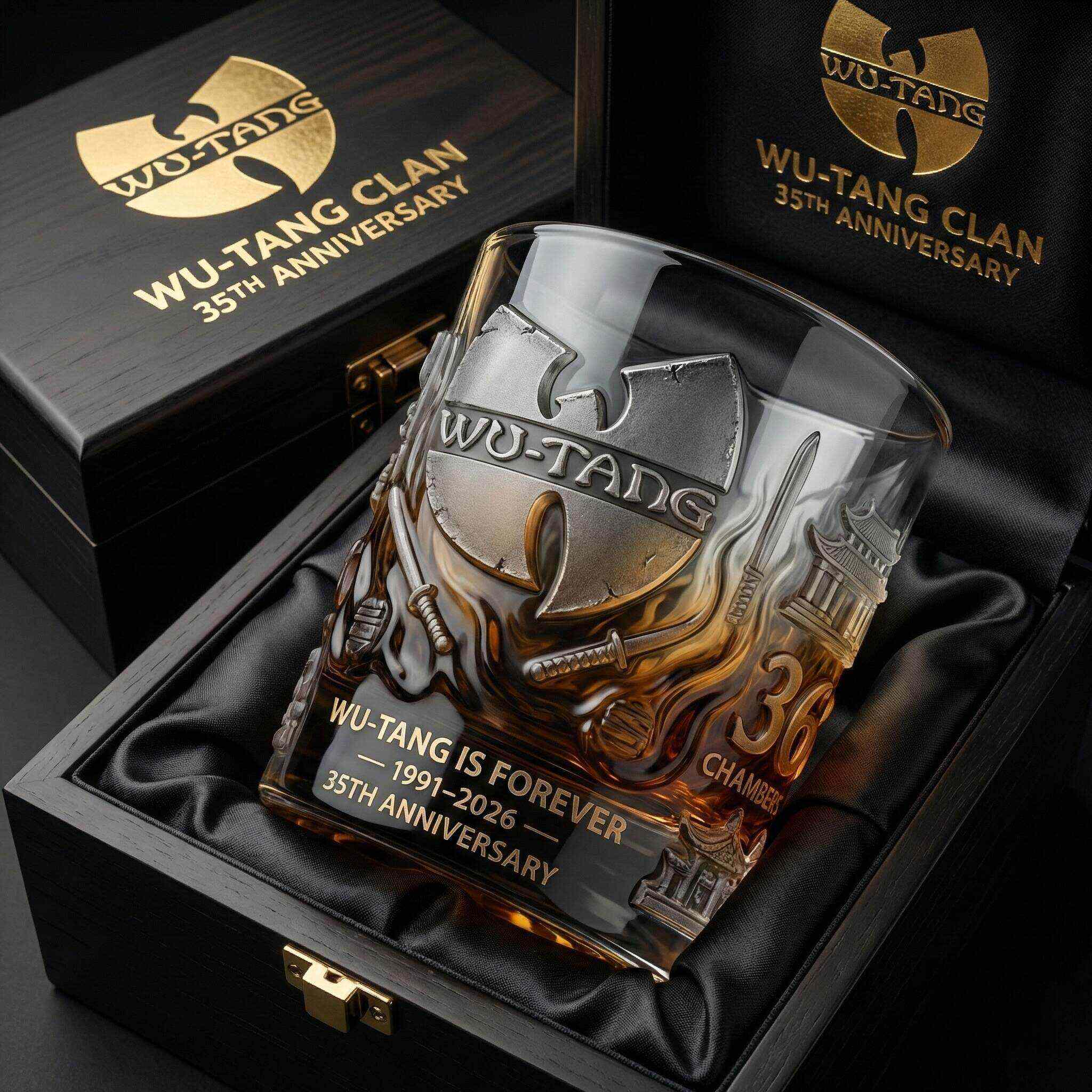 Wu-Tang Clan – 35th Anniversary “Wu-Tang Is Forever” Collector Glass