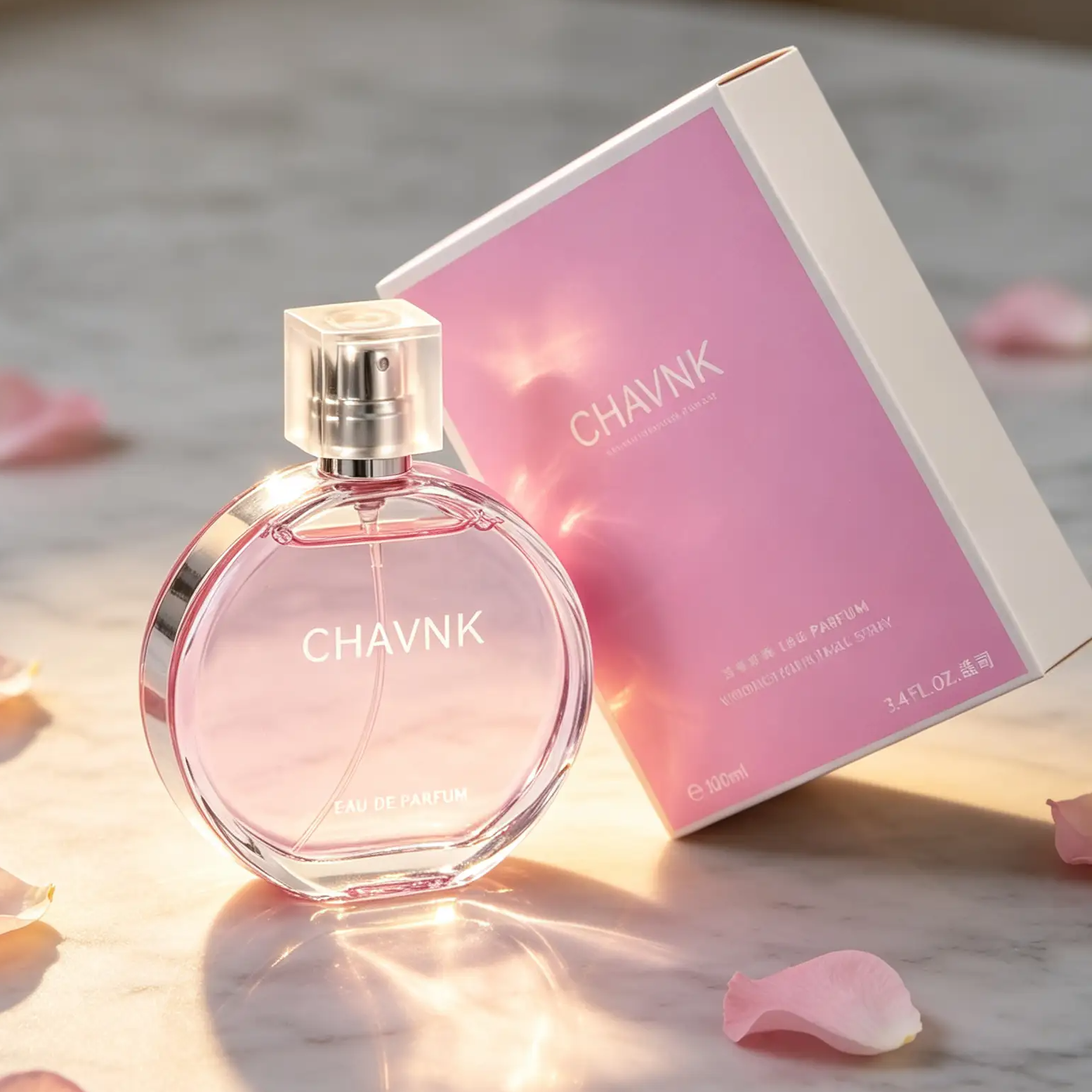 CHAVNK Round Bottle Perfume  50ml /100mlOptions, Elegant Round Bottle
