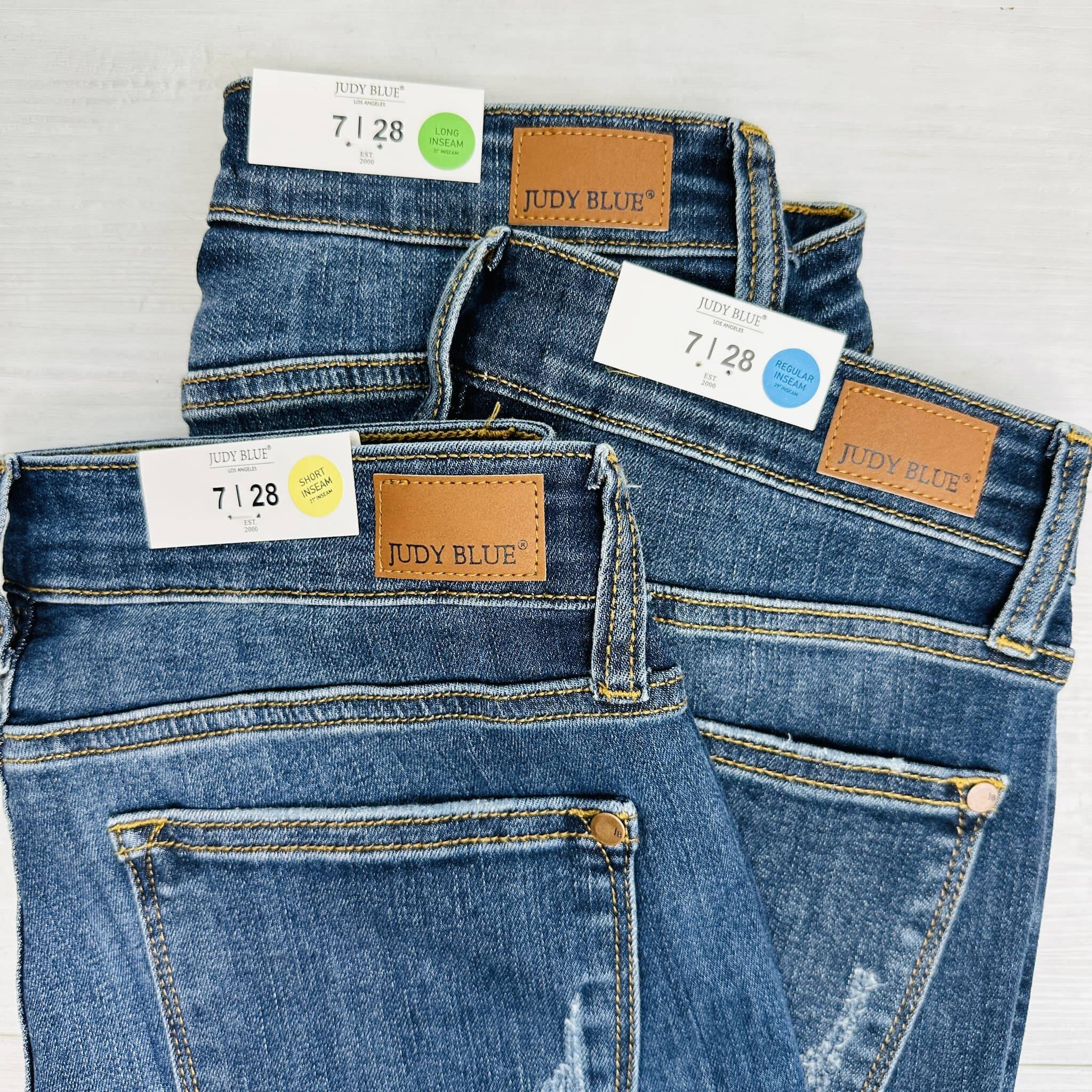 Mid Rise Plus/Reg Everyday Essential Relaxed Fit Jeans - Multiple Inseams!
