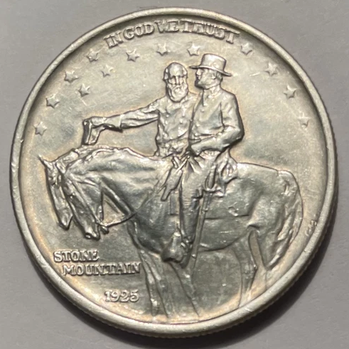 🪙1925 50C Stone Mountain Memorial Half Dollar Commemorative Coin - NGC MS65