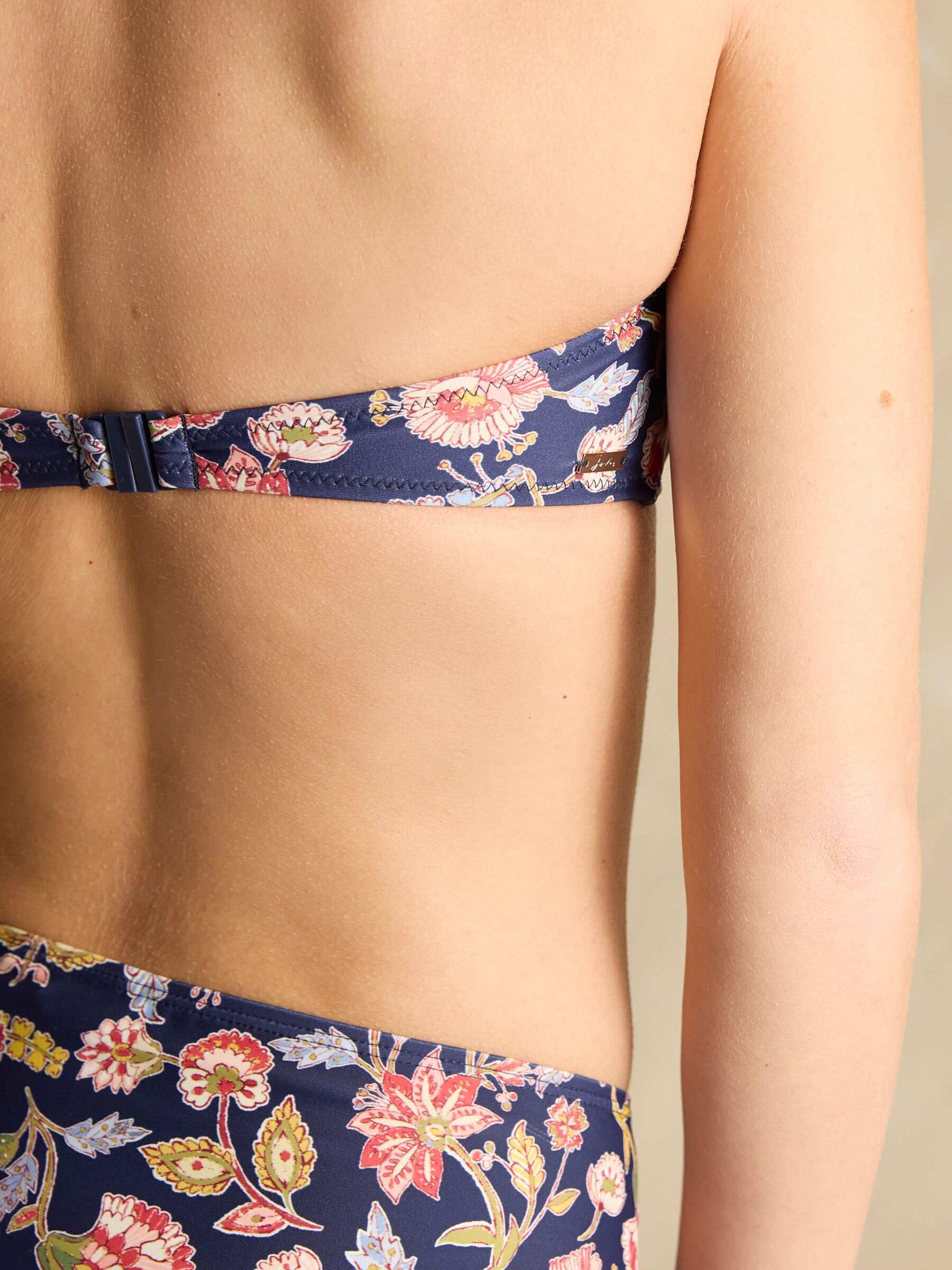 Jasmine Navy Bikini Top