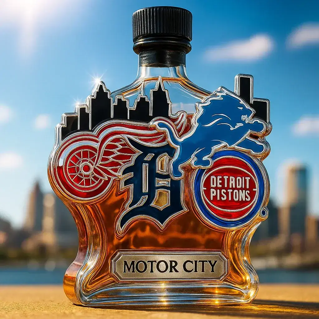 Detroit Limited Edition Whisky Bottle