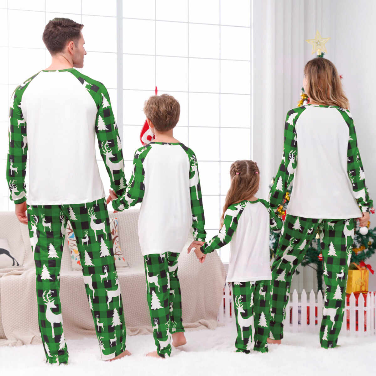Merry Christmas Family Matching Pajama Set With Pets