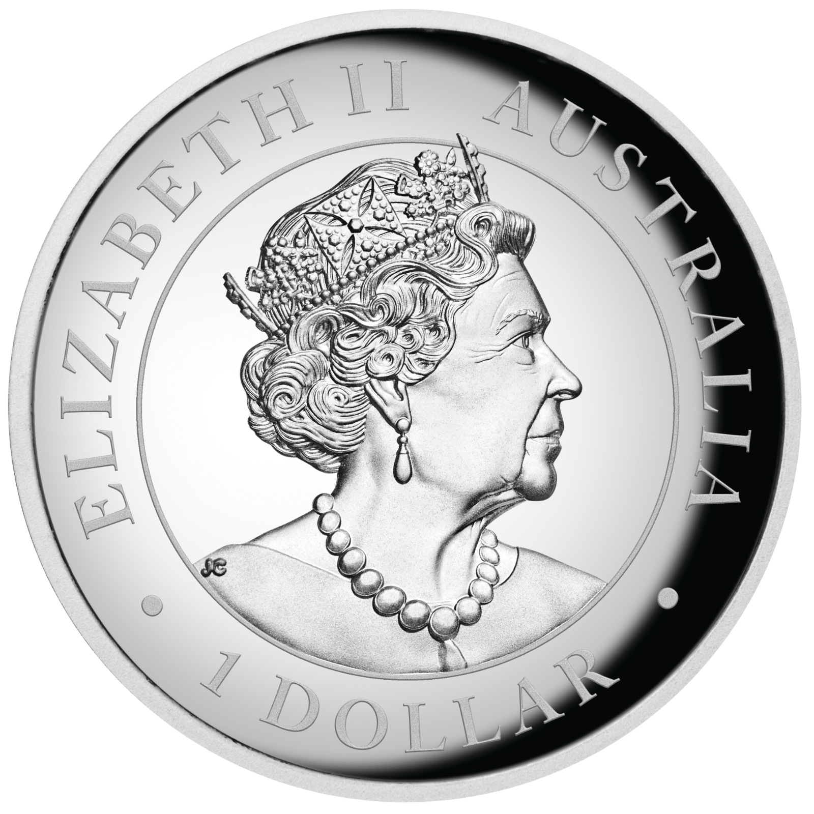 2022 Australia Kangaroo 1oz $1 Silver Proof Colored High Relief Coin