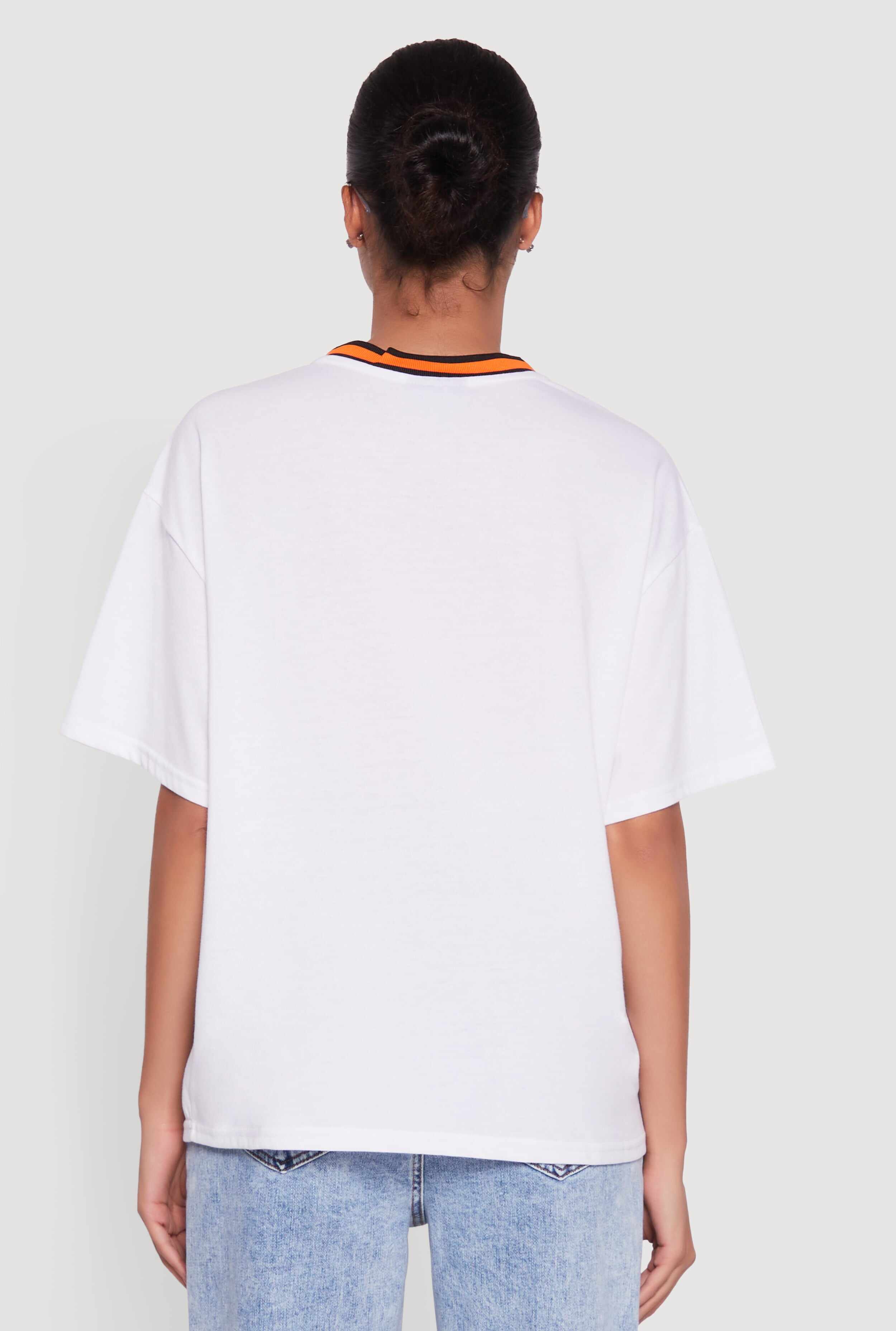 Chenille Graphic Football T-Shirt