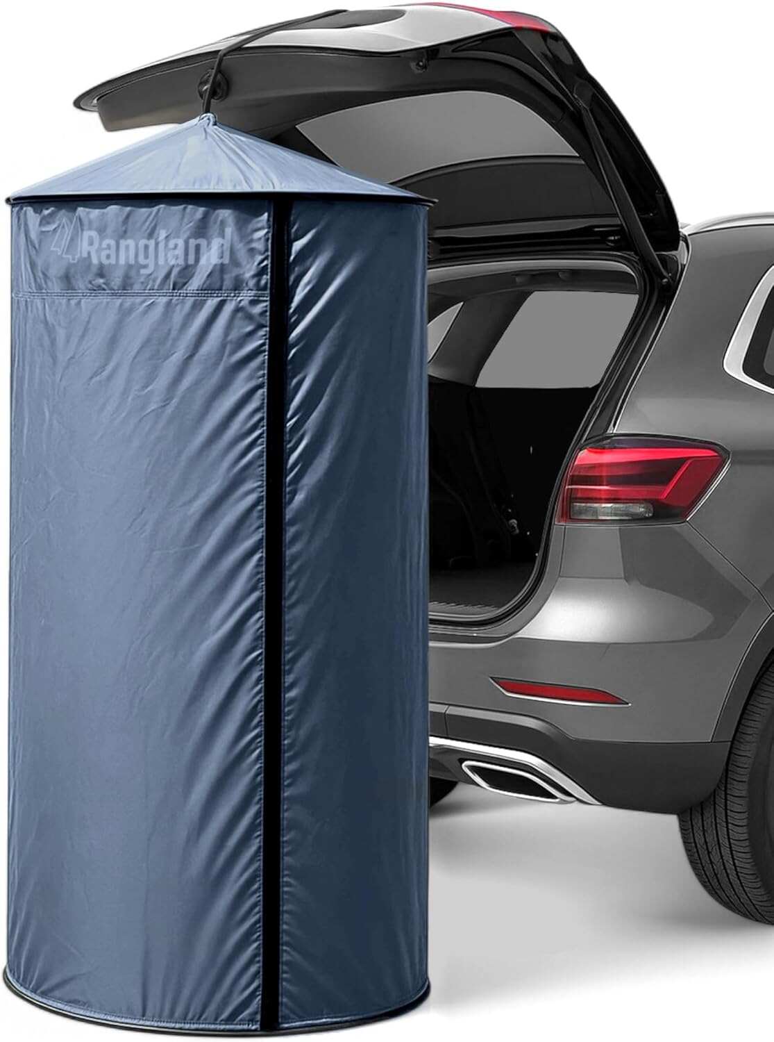 Portable Changing Room Tent - Instant Pop Up Privacy Pod with Suction Cup for SUV Liftgate, for Camping, Shower, Beach and Toilet Stall (Carrying Bag Included)