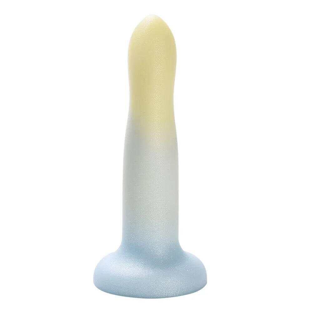 Realistic Liquid Silicone Dildo – Pink G-Spot and Anal Masturbator with Suction Cup