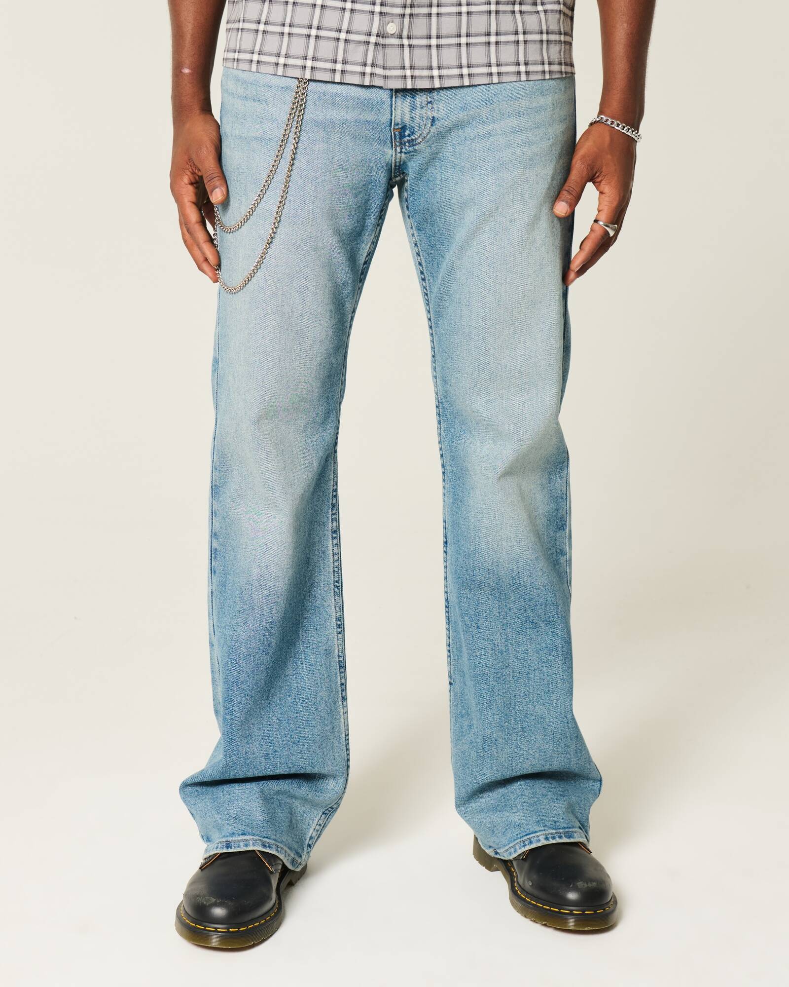 Light Wash Bootcut Jeans