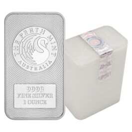 1 oz Silver Kangaroo Bar - The Perth Mint .9999 Fine Silver Bar