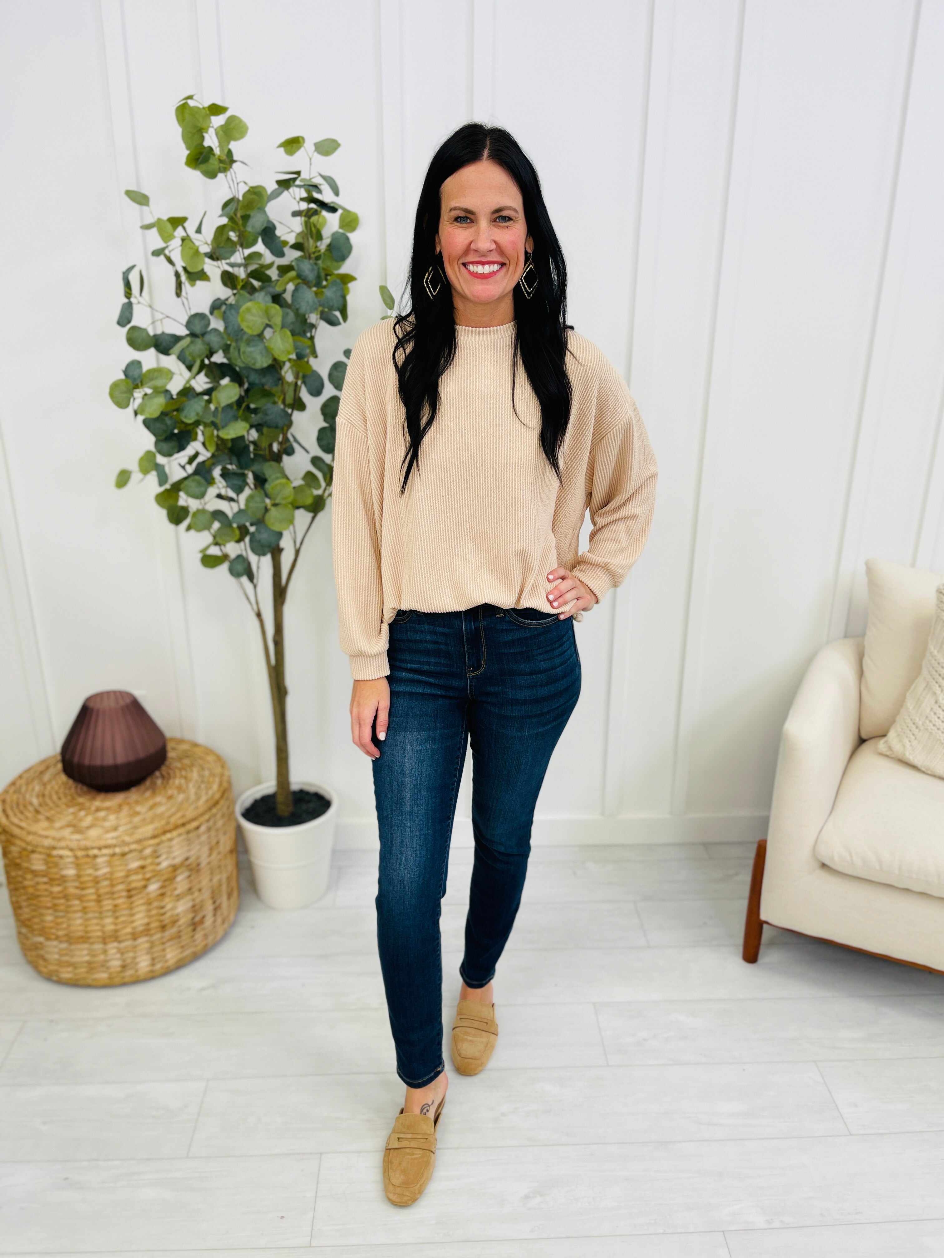 Mid Rise Plus/Reg Everyday Essential Relaxed Fit Jeans - Multiple Inseams!