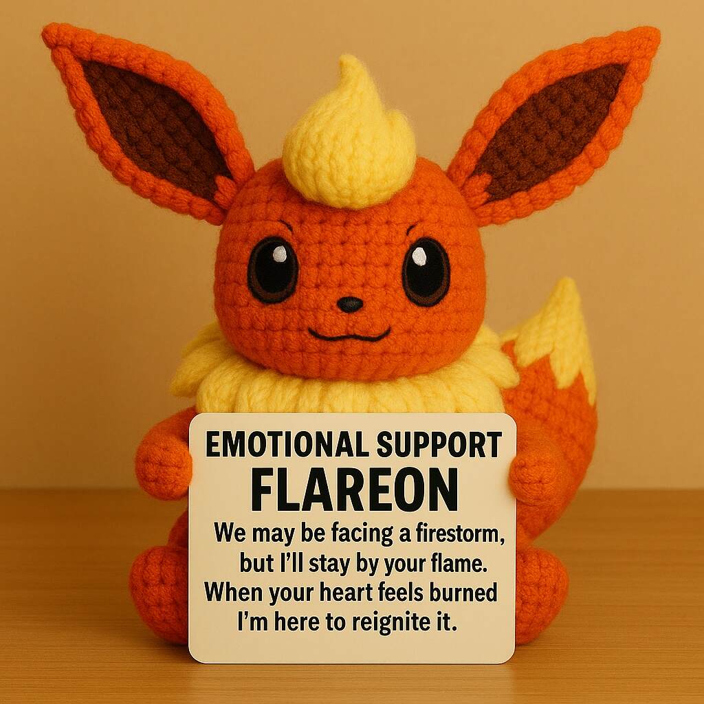 Eevee Hand-Crocheted Emotional Support