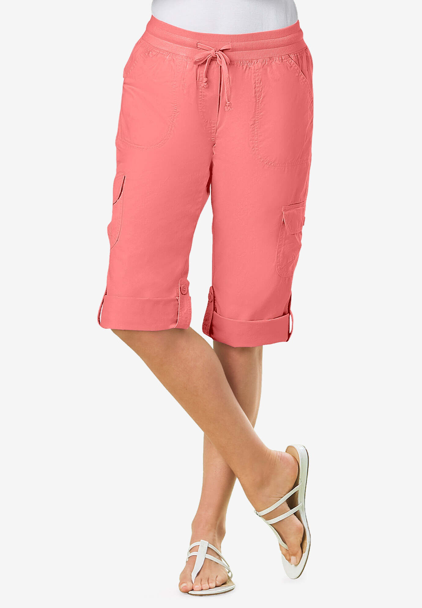 Convertible Length Cargo Capri Pant