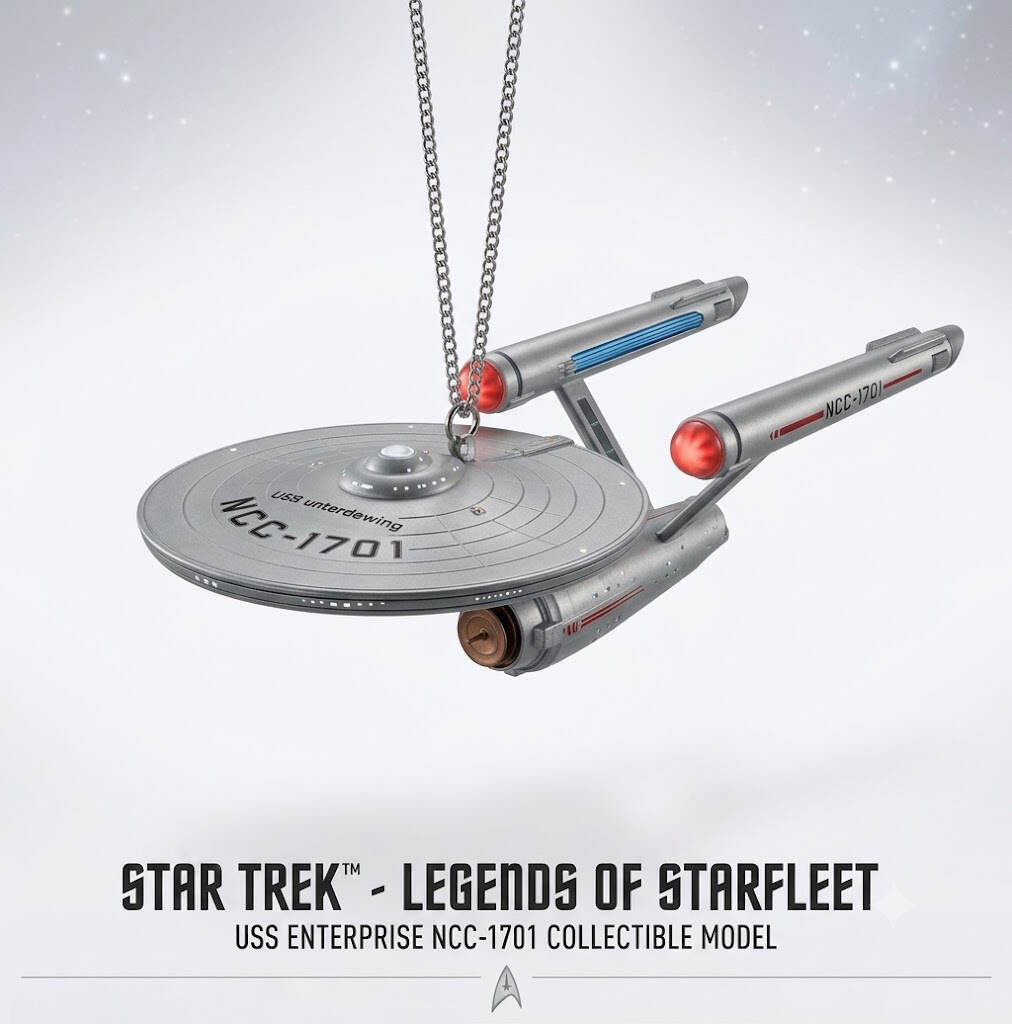 USS Enterprise NCC-1701 Car Mirror Hanging