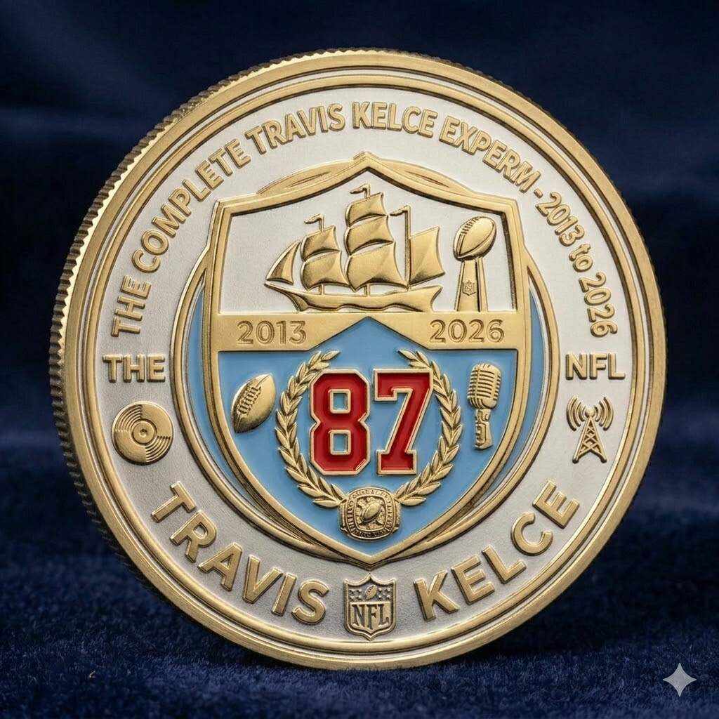 Artisan Masterwork: Travis Kelce 14th Anniversary Legacy Coin