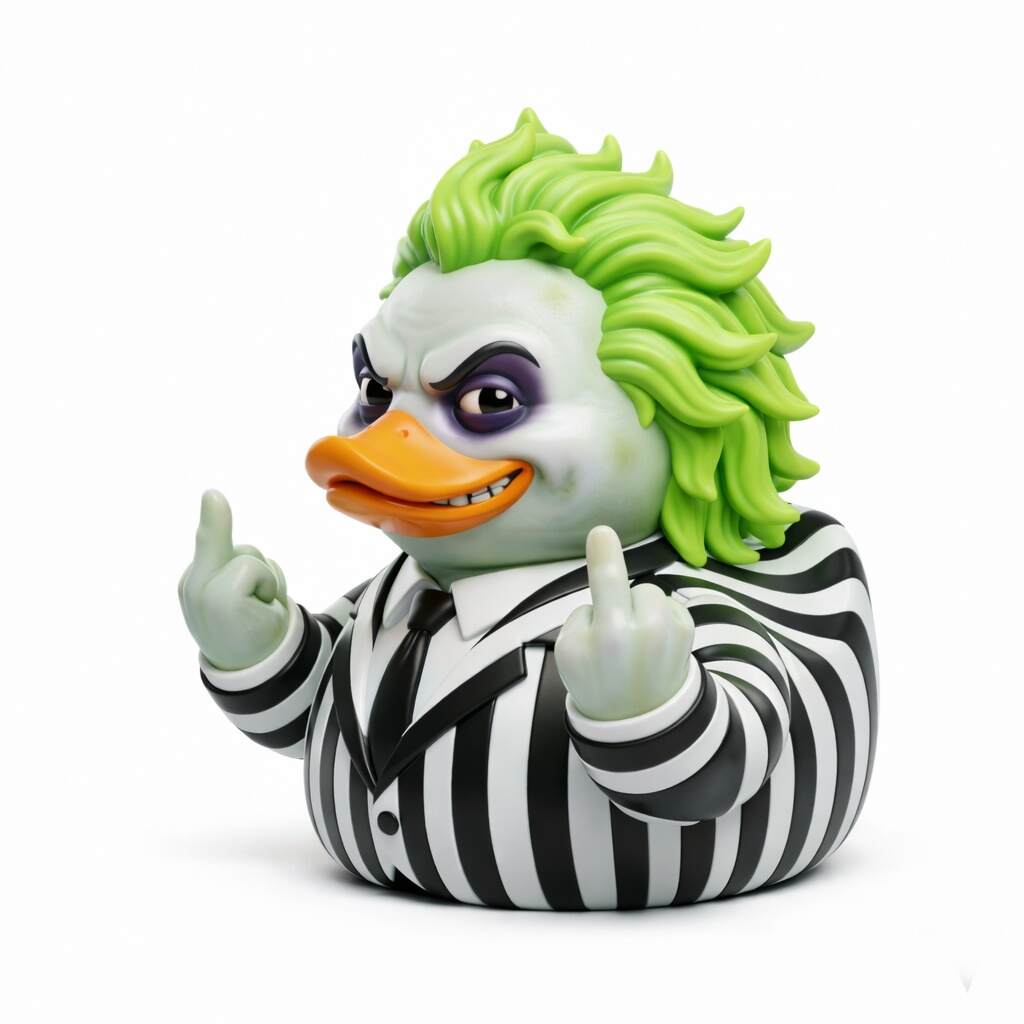 Rebel Ghost Duck Striped Suit Chaos Edition