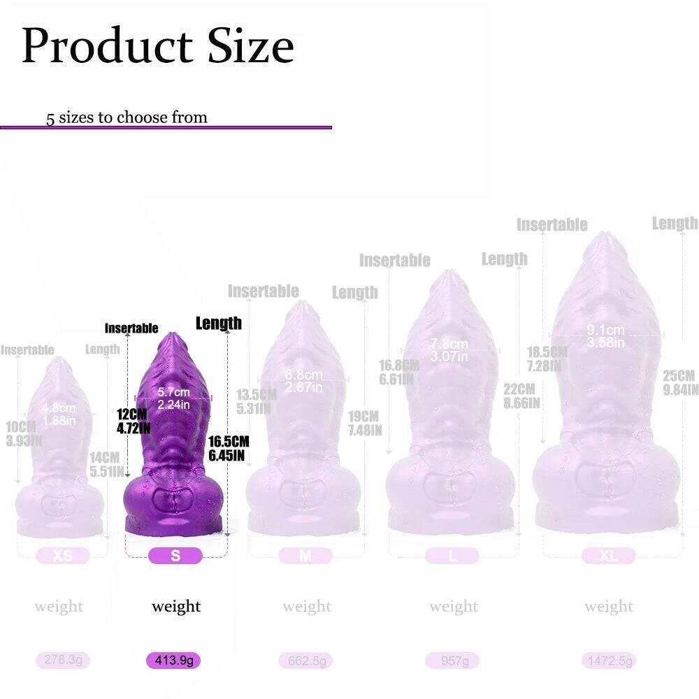 Oieffur Large Ejaculation Dildo With Enema Ball Squirt Liquid Purple Squirting Penis With Suction Cup Sex Toys For Men And Women