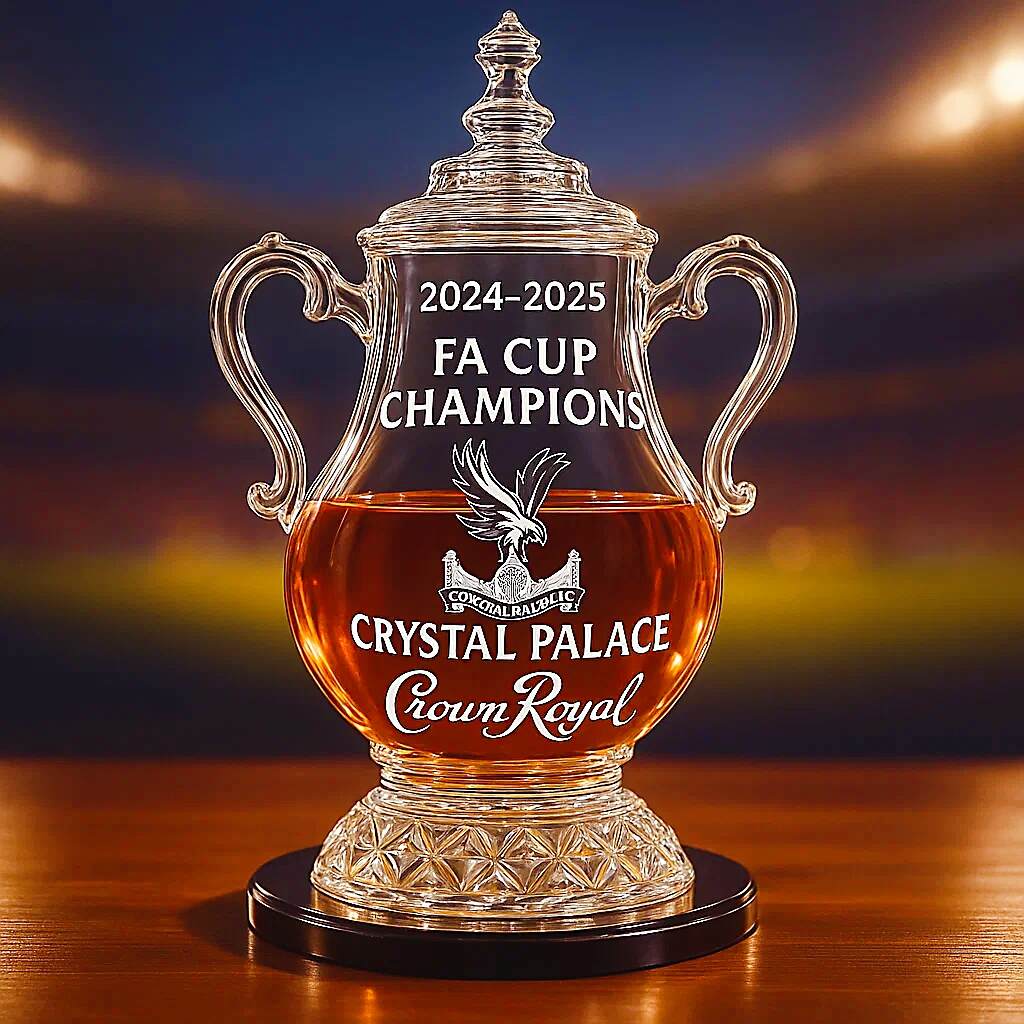 Crystal Palace FA Cup Trophy Bottle
