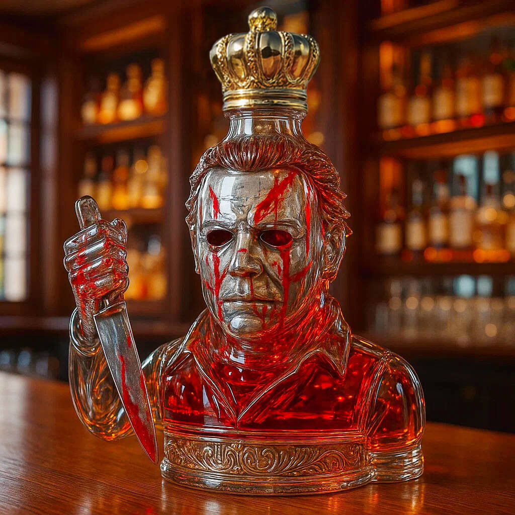 Michael Myers Whiskey Bottle