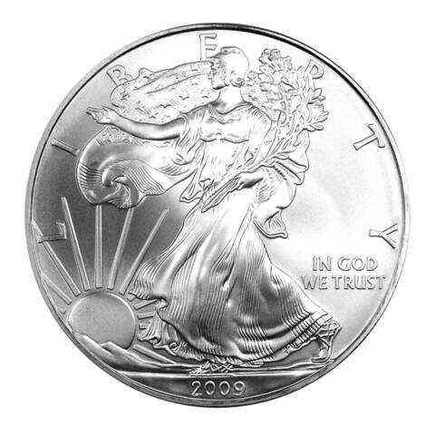 2009 $1 American Silver Eagle MS69 PCGS