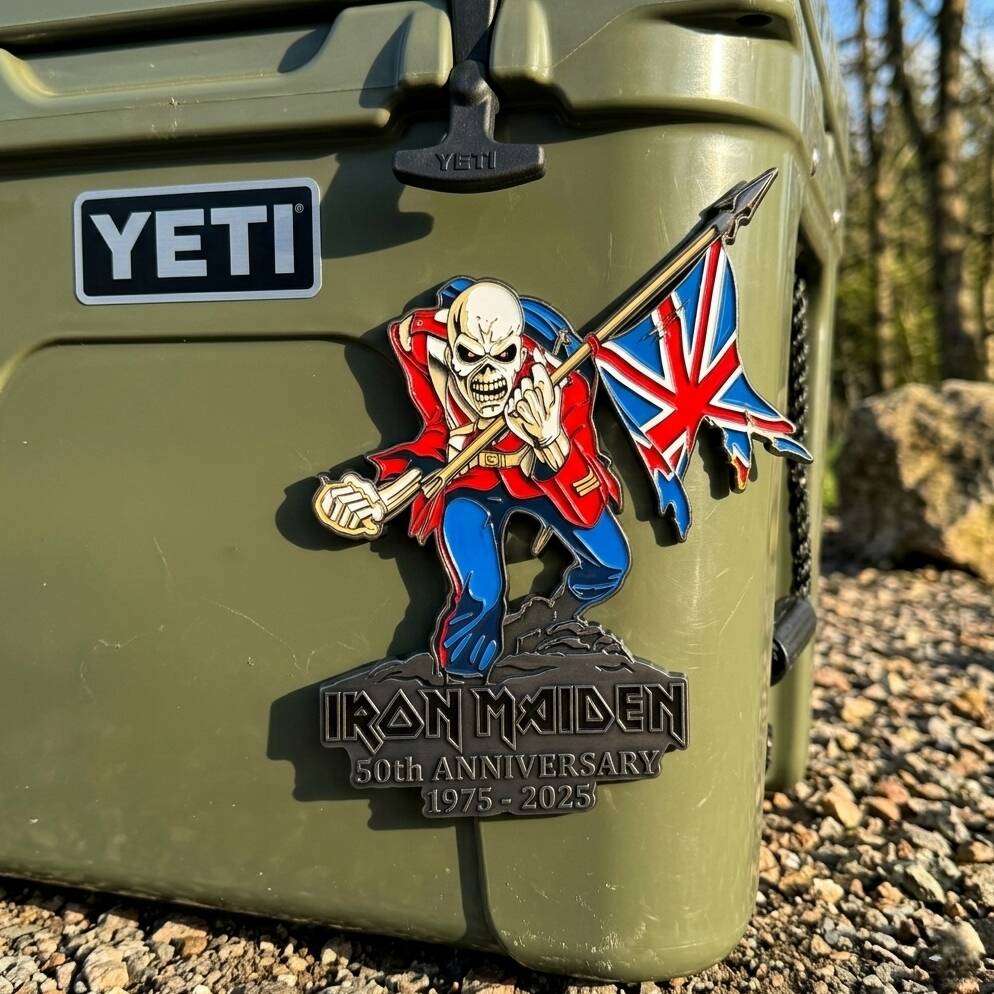 Iron Maiden 50th Anniversary Eddie Badge