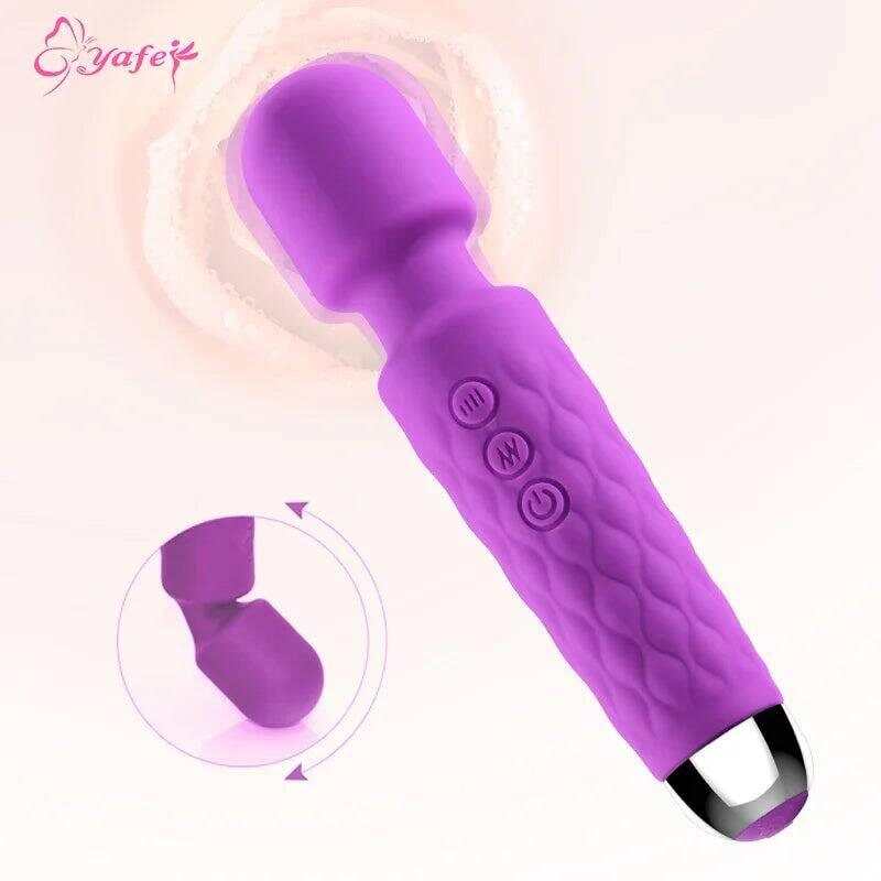 New Power Wand Massager – 10 Speeds, G-Spot & Clitoral Vibrator