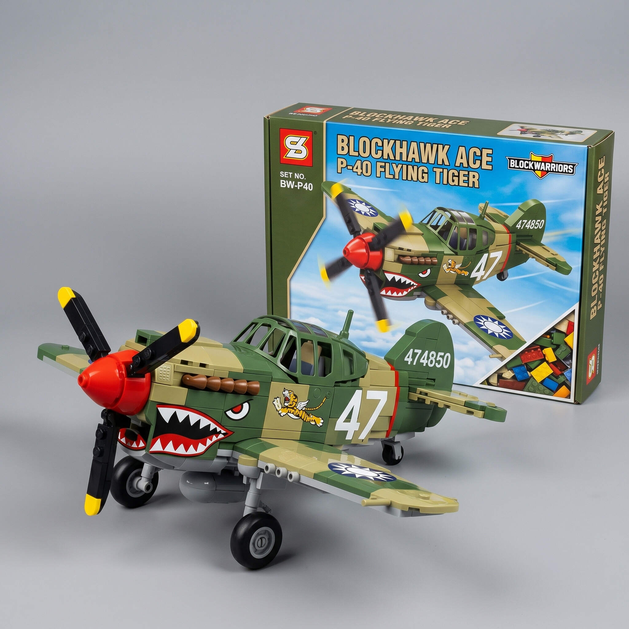 85th Anniversary Flying Tigers P-40 Warhawk Building Set