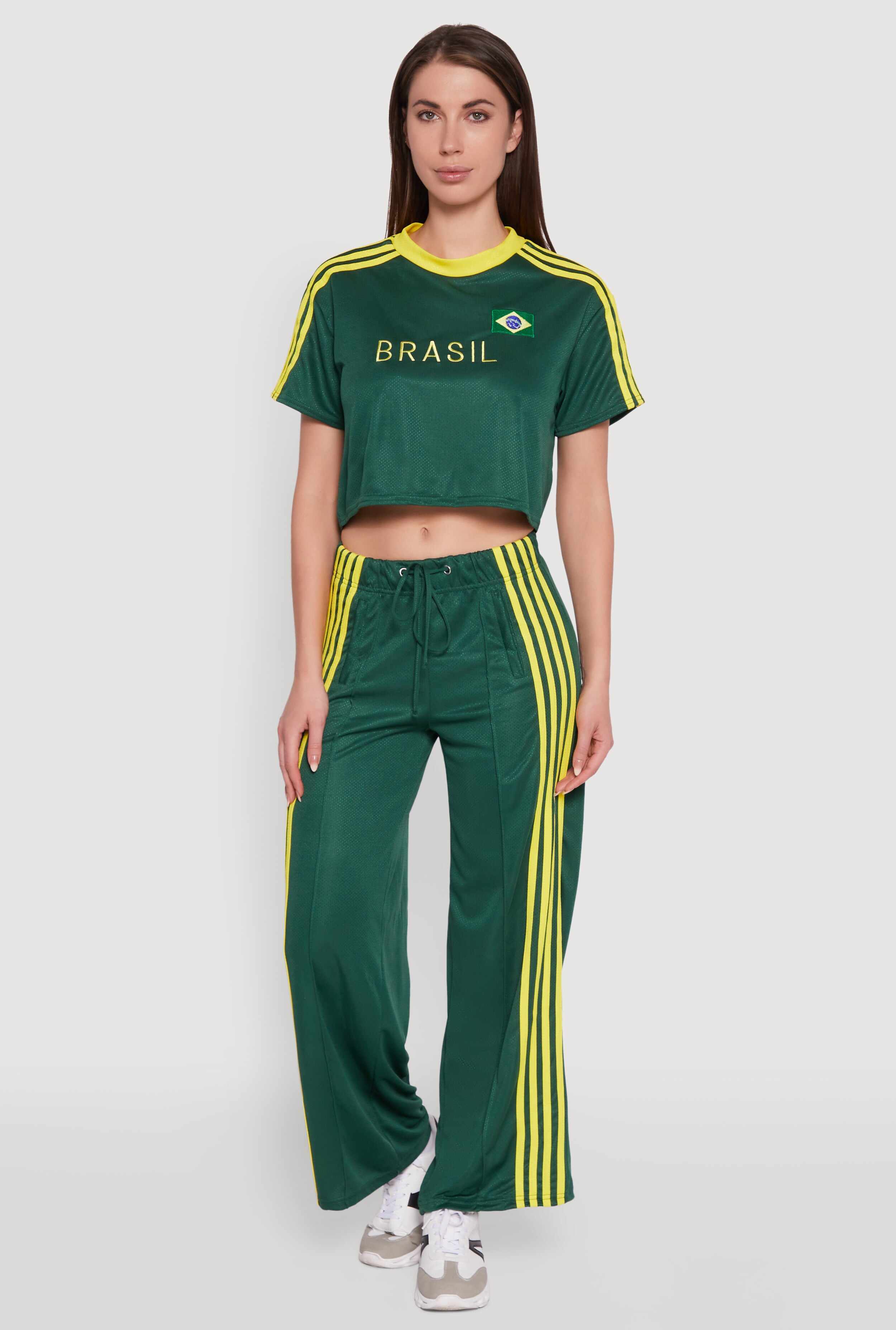 Graphic Cropped Soccer Jersey