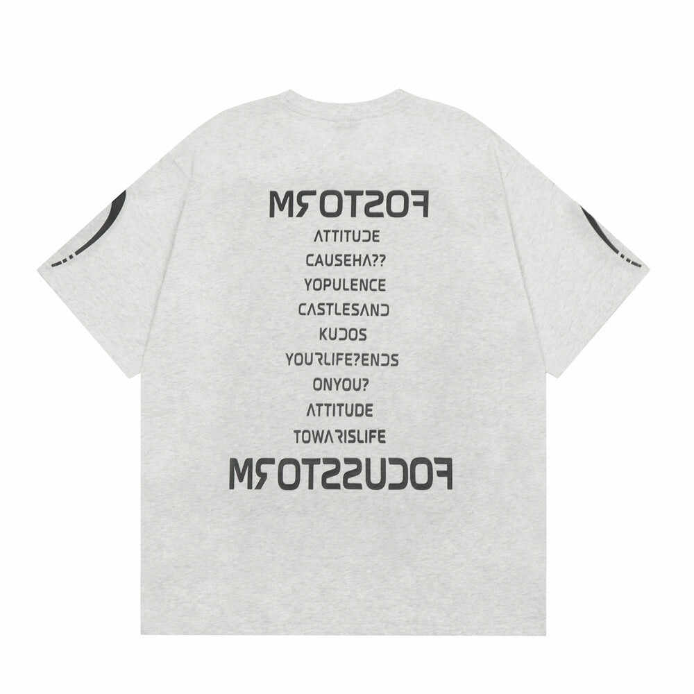 Fashion Letter Cotton T-shirt Summer Men
