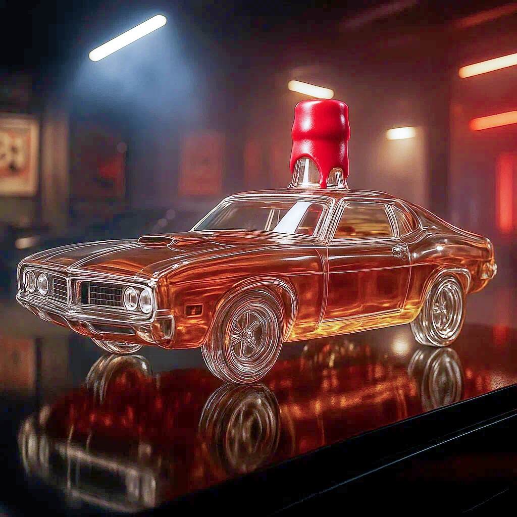 1970 Ford Torino Cobra Whisky Bottle
