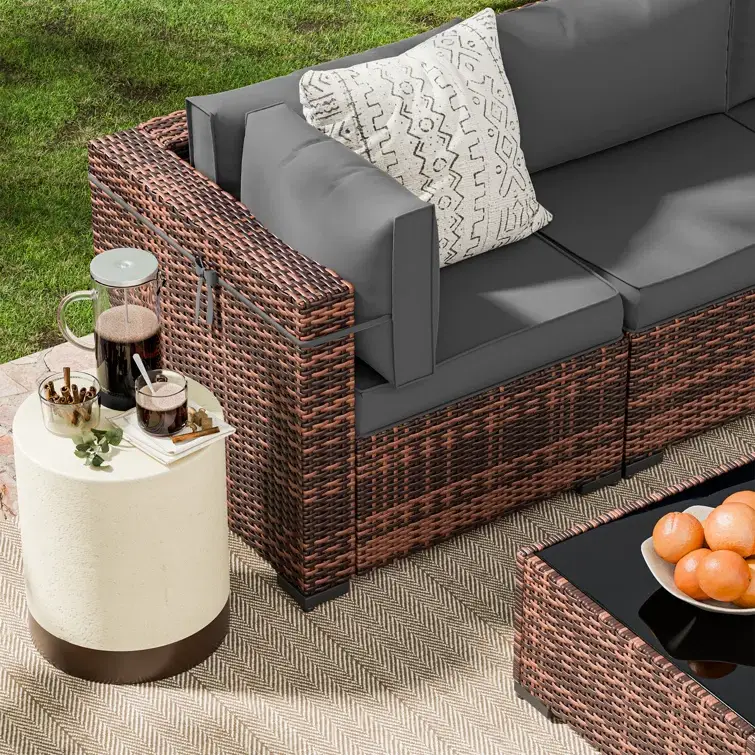 Ceilia 6 - Person Outdoor Seating Group with Cushions