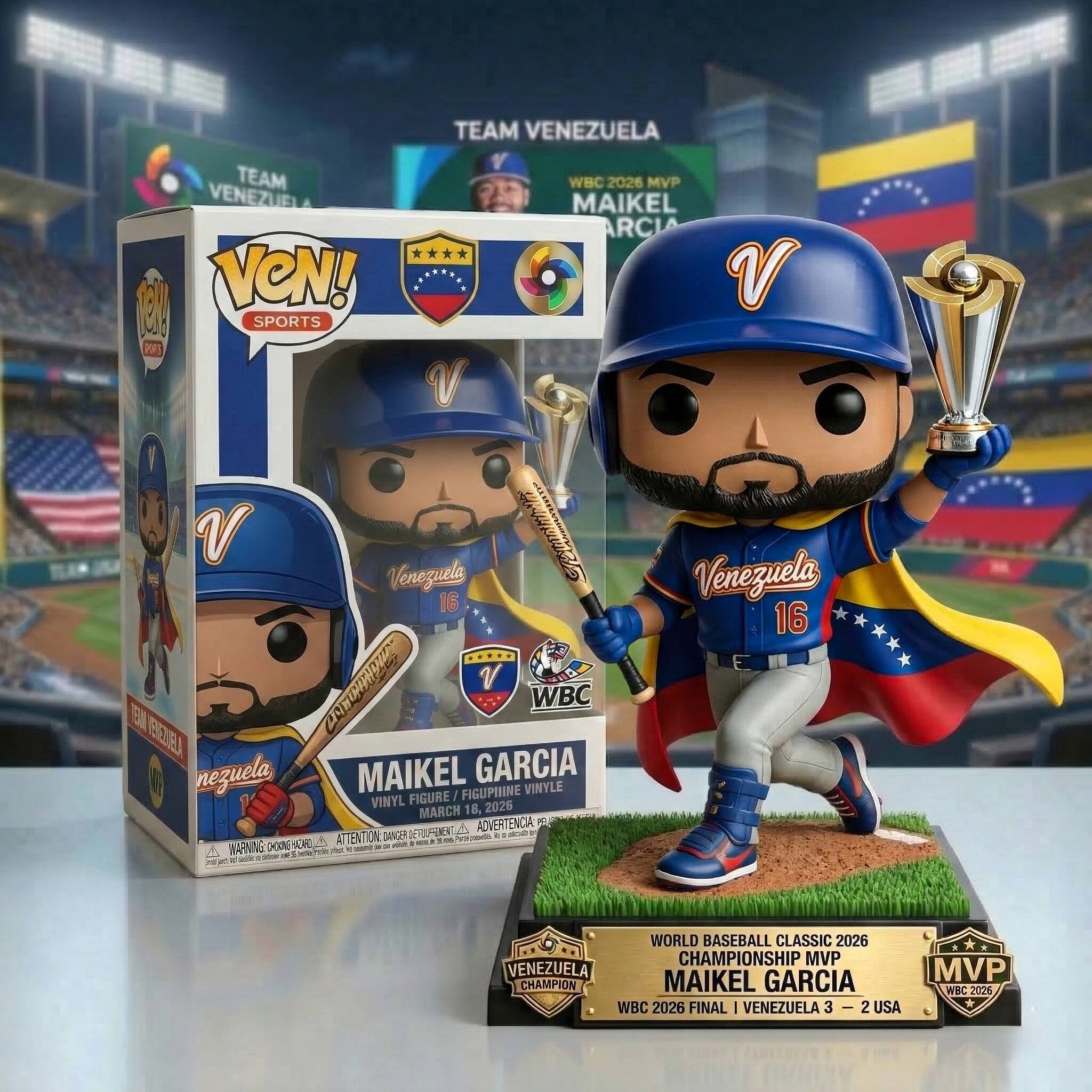 Maikel Garcia – Team Venezuela WBC 2026 Championship MVP Pop！Figure