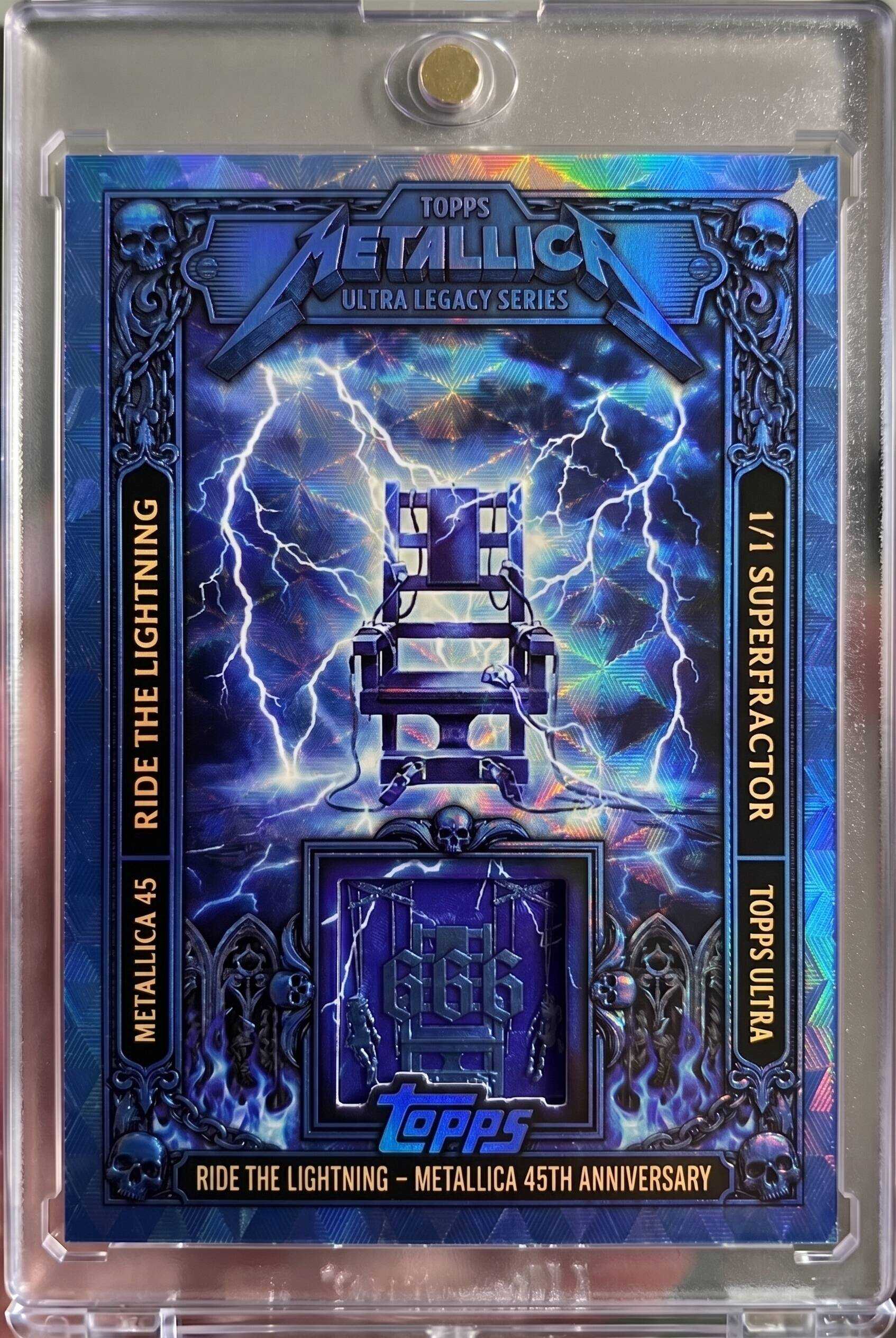 Metallica 45th Anniversary Trading Cards Collector Box