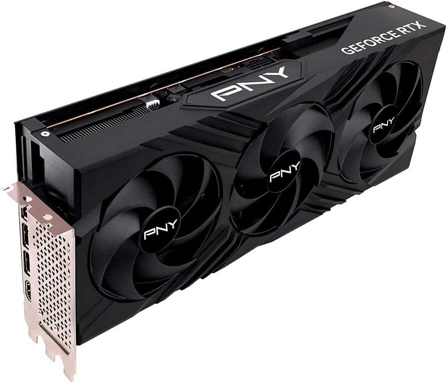 PNY GeForce RTX™ 4090 24GB XLR8 Gaming VERTO™ EPIC-X RGB™ OC Triple Fan Graphics Card DLSS 3 (ARGB, 384-bit, PCIe 4.0, GDDR6X, Supports 4k, Anti-Sag bracket, HDMI/DisplayPort)
