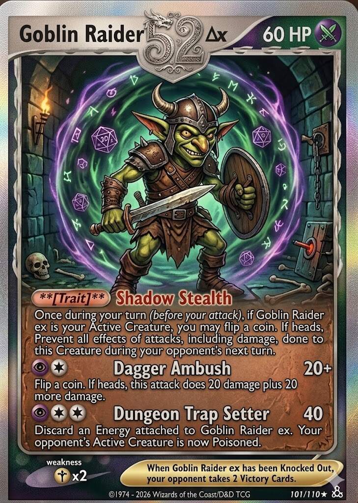D&D 52nd Anniversary TCG Cards