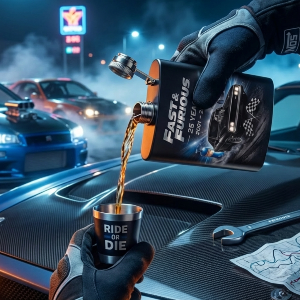 Fast & Furious 25th Anniversary Decanter Gift Set