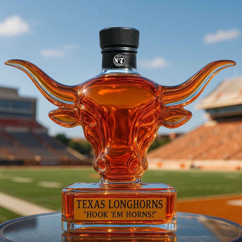 Texas Longhorns Limited-Edition Whiskey Bottle