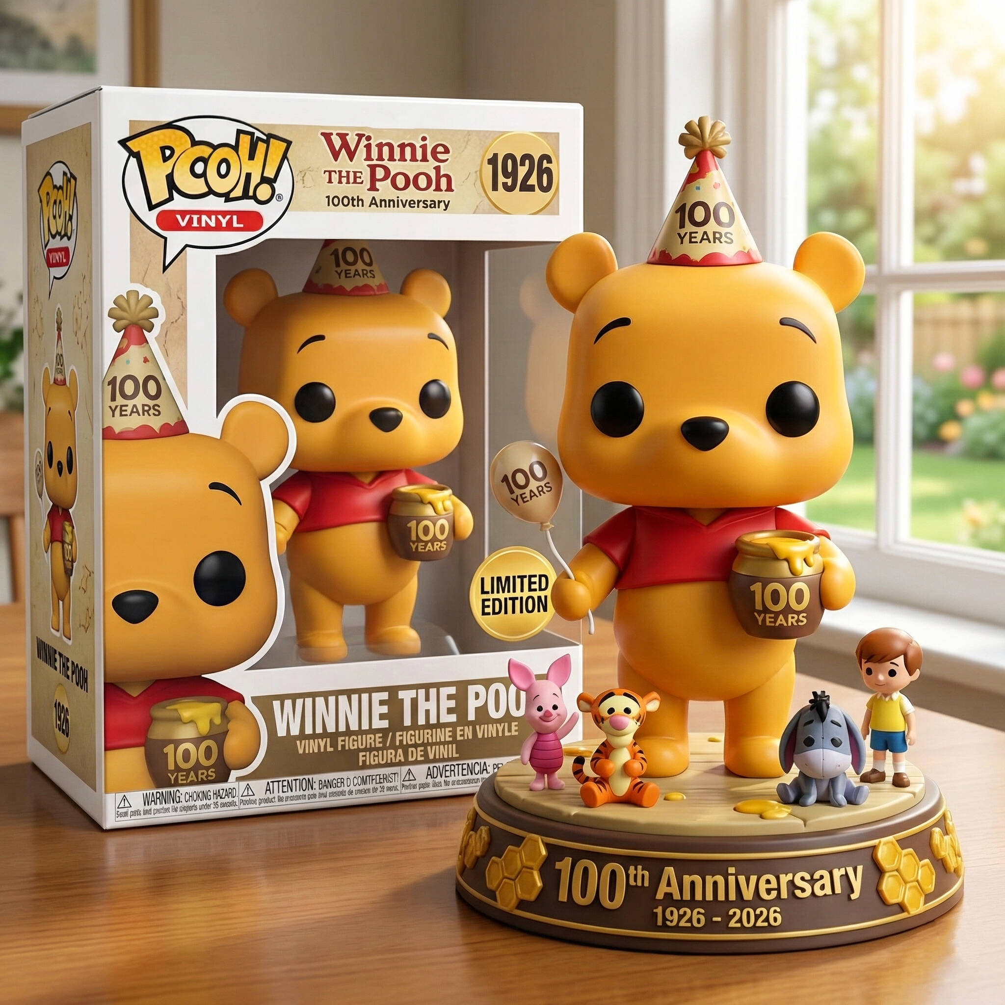 Winnie the Pooh 100th Anniversary Pop! Figure