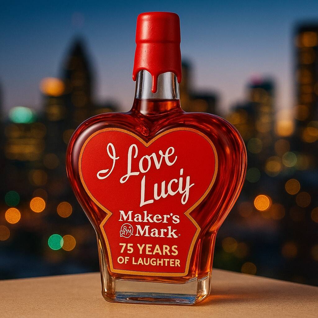“I Love Lucy” 75th Anniversary Whiskey Bottle