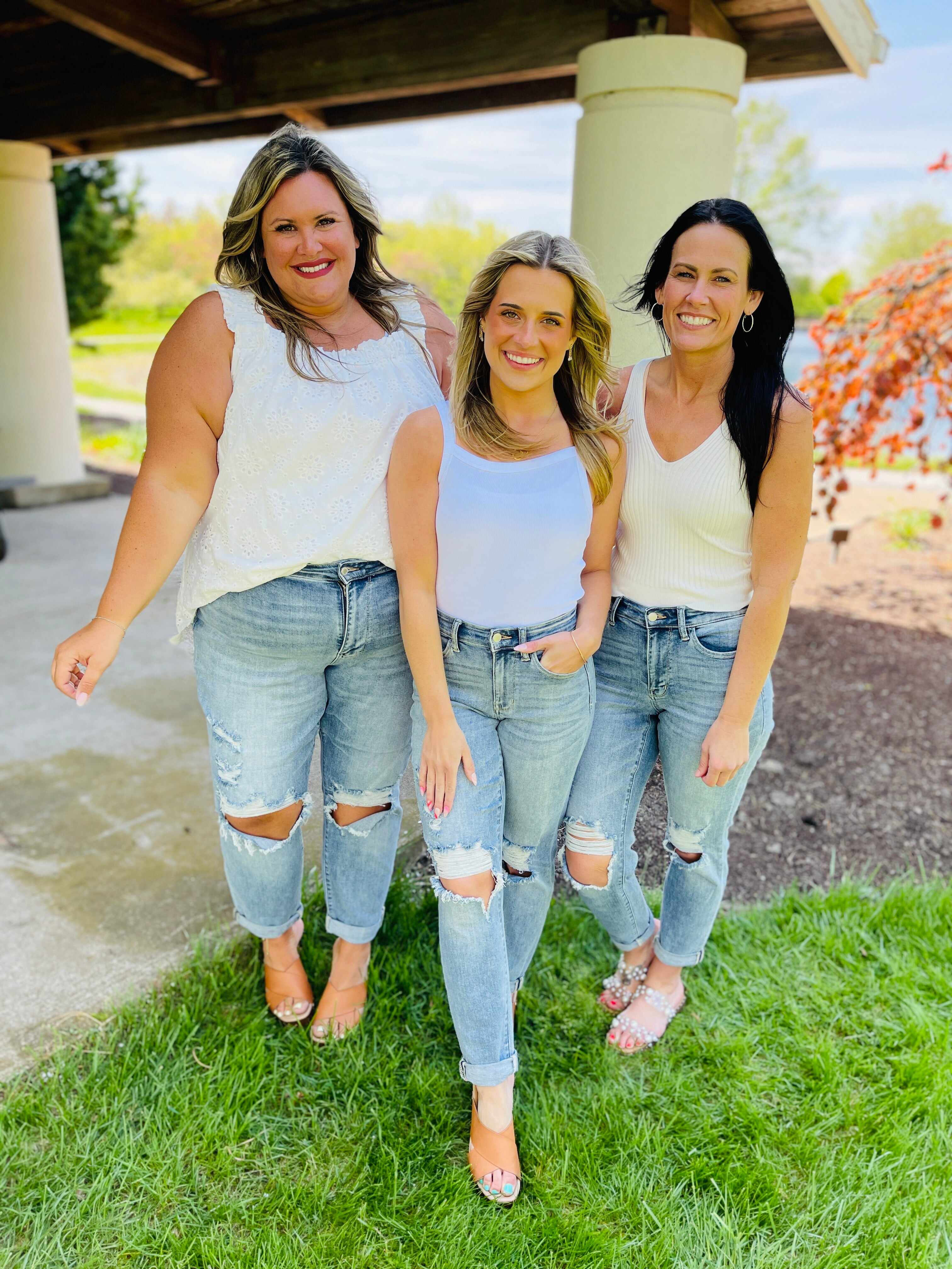 REG/CURVY Sunshine On My Mind Midrise Boyfriend Jeans