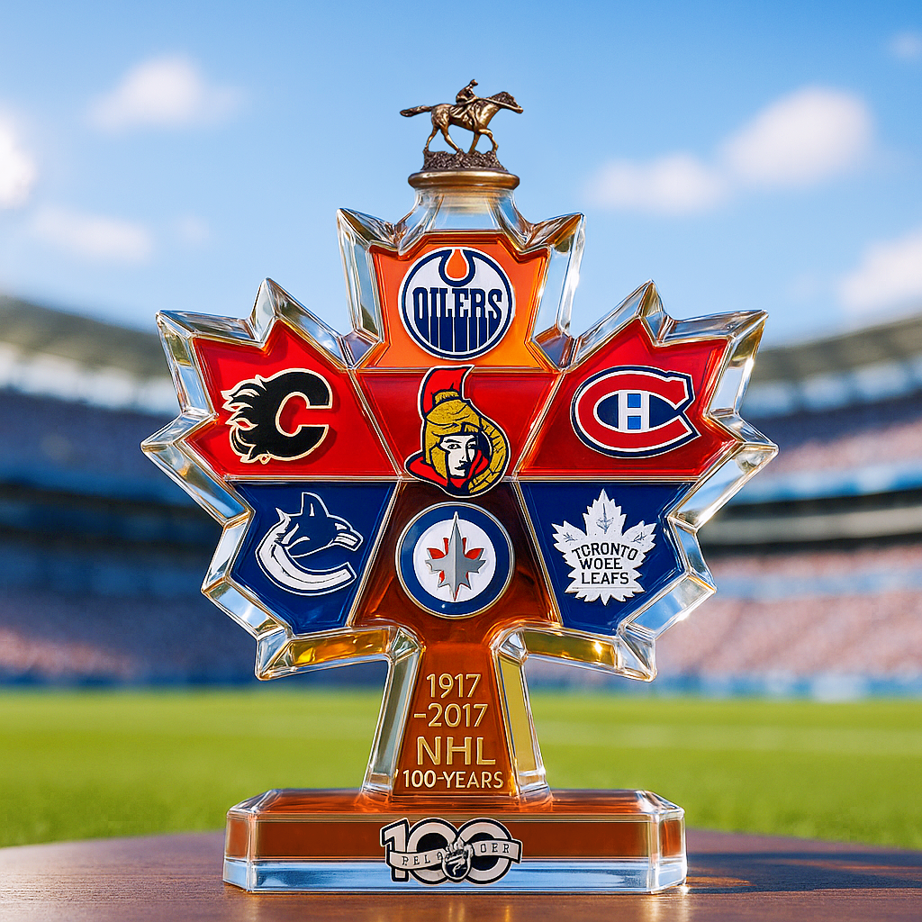 NHL 100th Anniversary Whiskey Bottle