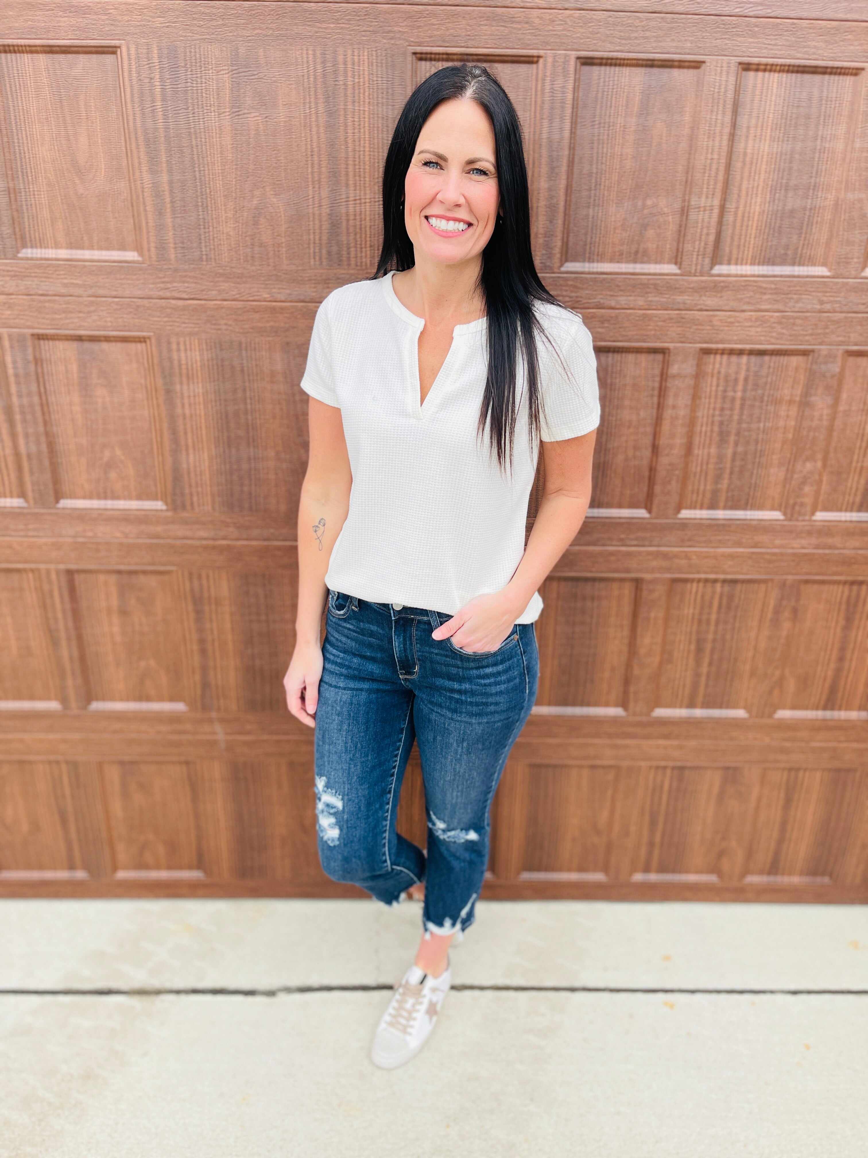 REG/CURVY Can't Crop Me Straight Jeans