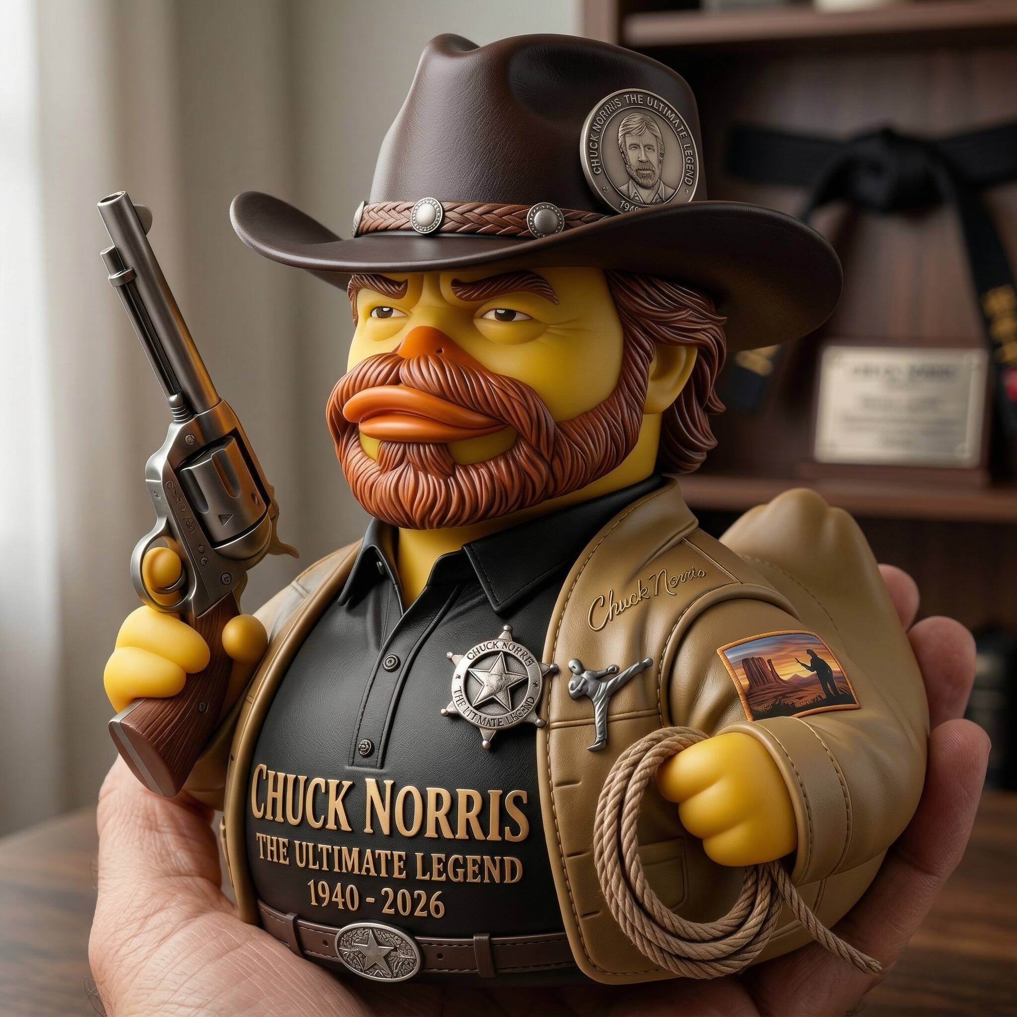 Chuck Norris Legends Memorial Duck