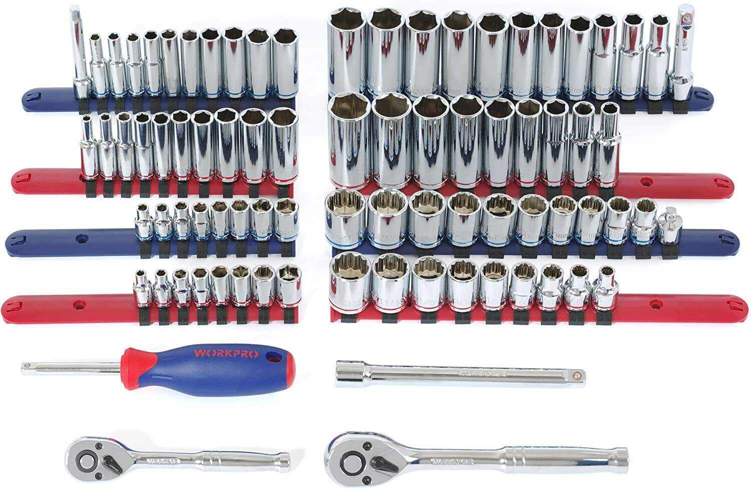 W009037A 322-Piece Home Repair Hand Tool Kit Basic Household Tool Set with Carrying Bag