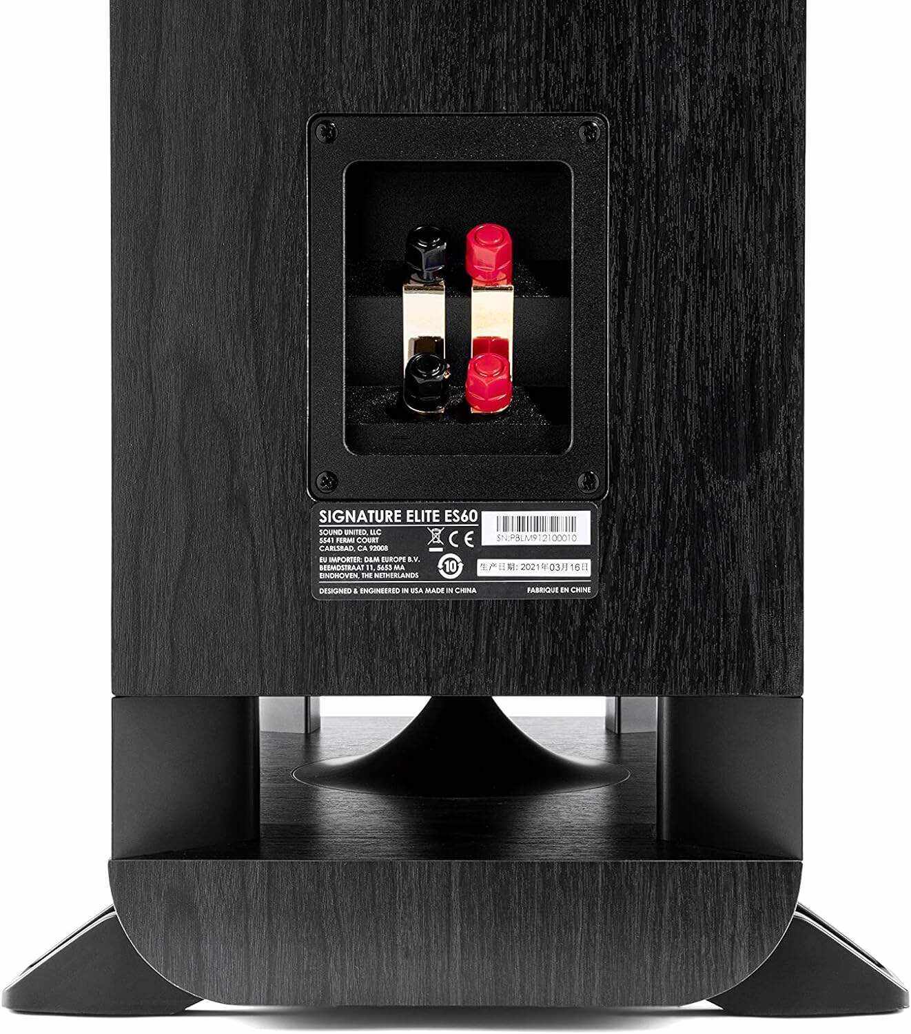 Polk Audio Signature Elite ES20 Bookshelf Speaker - Hi-Res Audio Certified,Dolby Atmos & DTS:X Compatible, 1