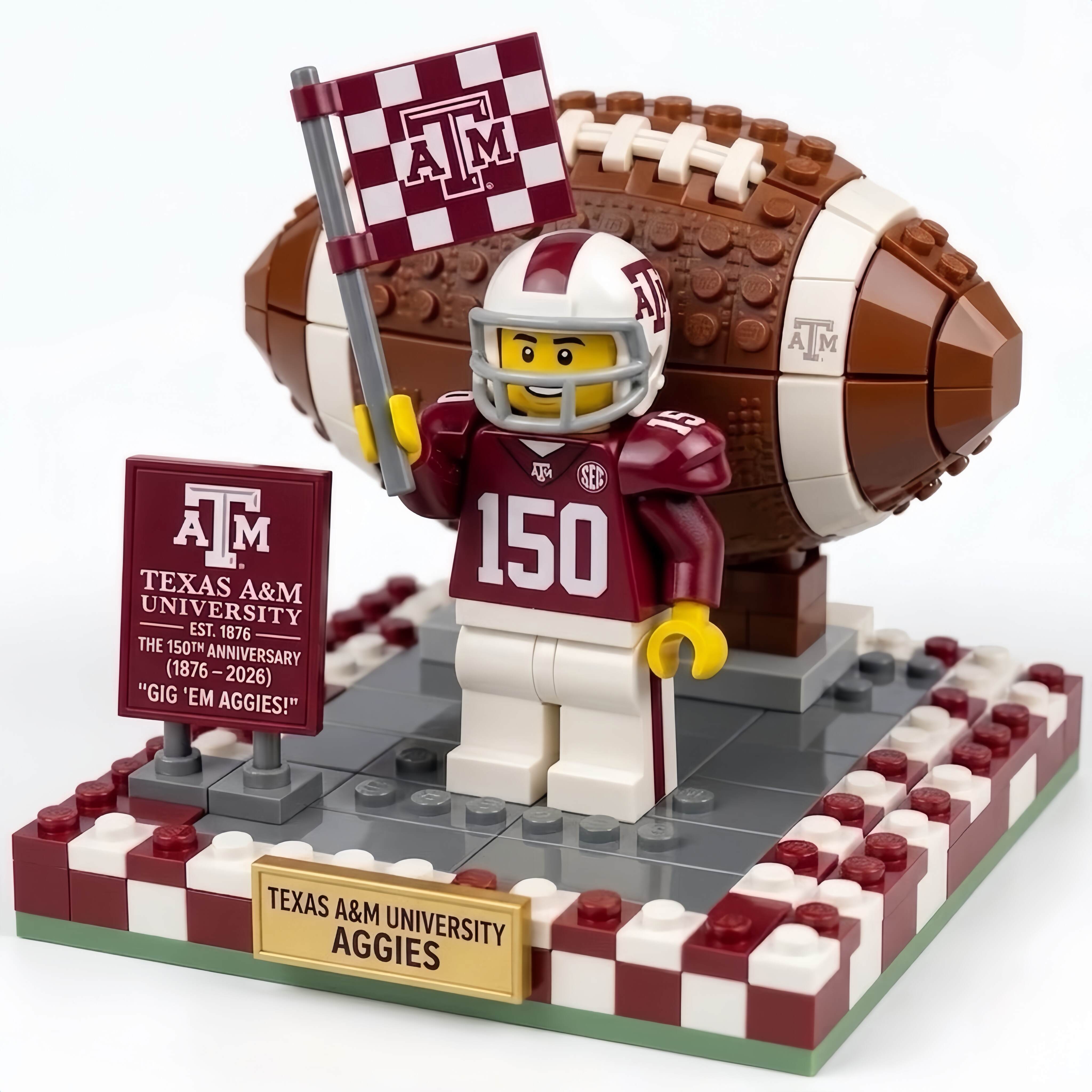 Texas A&M University 150th Anniversary Brick Set