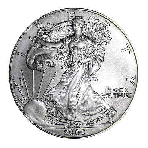 2000 $1 American Silver Eagle MS69 PCGS
