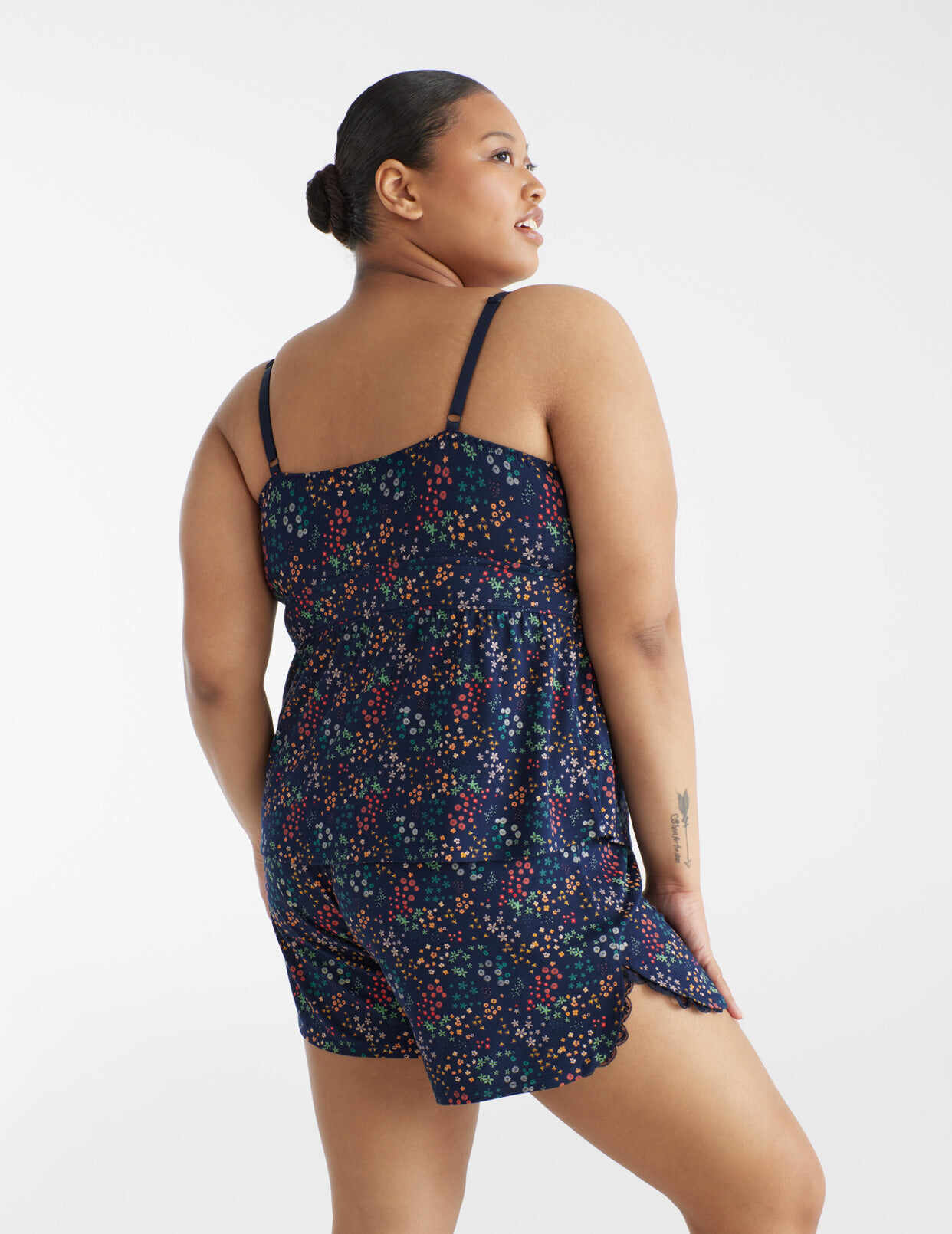 Modal Sleep Set - Lace Trim Cami and Lace Trim Shorts